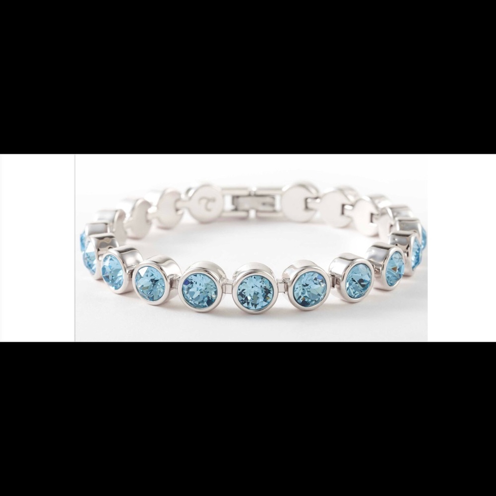 Aquamarine ice bracelet Touchstone Crystal by Swarovski BNIB